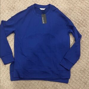 Glamaker S NWT Classic Blue Crewneck Sweater
